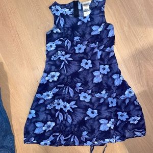 Vintage floral mini dress